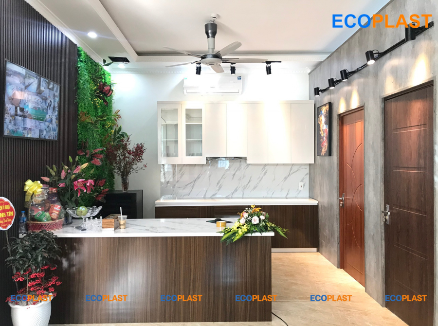 Tủ bếp từ tấm nhựa nội thất Ecoplast
