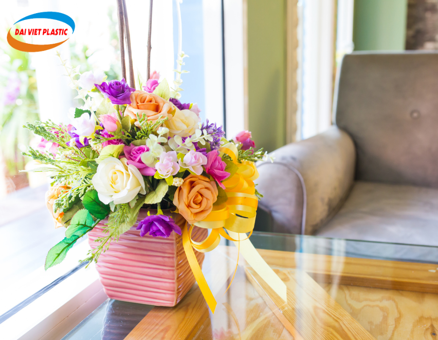 Hoa giả trang trí phòng khách – giải pháp tuyệt vời không thể bỏ qua