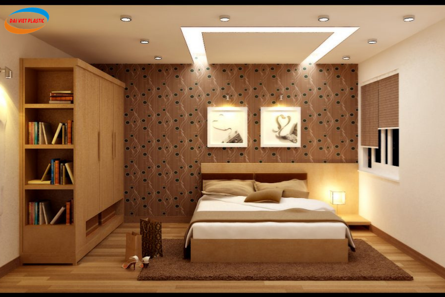 Thiết kế phòng ngủ 2 vợ chồng sang trọng  Thiết kế Nam Cường